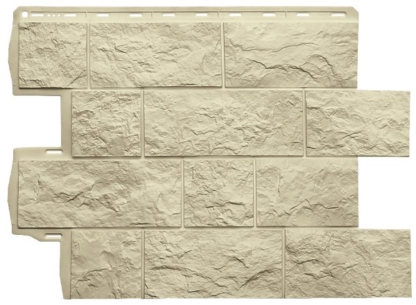 Фасадная панель Альта-Профиль Туф ЭКО Песчаный купить в Казани