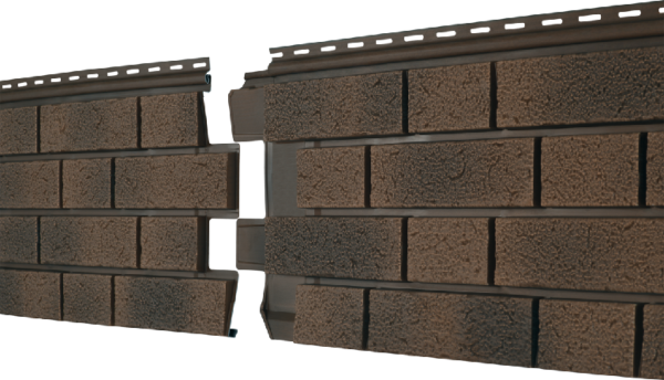 Фасадная панель Ю-пласт Стоун Хаус S-Lock Клинкер Балтик магма купить в Казани