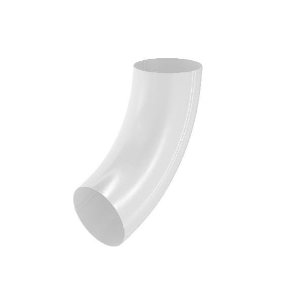 Водосток Aquasistem, система 150/100 - Колено трубы RAL 9003 Белый купить в Казани