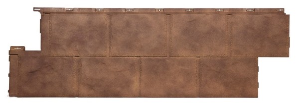 Фасадная панель T-Сайдинг Ладога ЭКО-2 - ОРЕХ купить в Казани