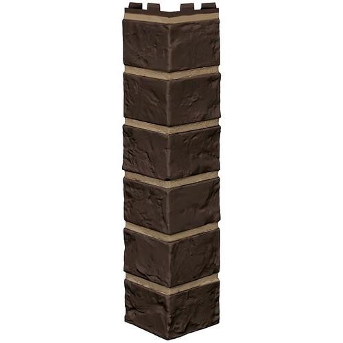 Угол наружный ТЕХНОНИКОЛЬ Оптима Кирпич Тёмно-коричневый купить в Казани