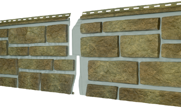 Фасадная панель Ю-пласт Стоун Хаус S-Lock Таганай вулканический купить в Казани