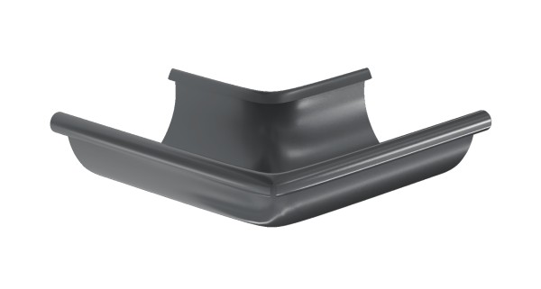 Водосток Aquasistem, система 150x100 - Угол желоба, наружный 90° RR 23 Маренго купить в Казани