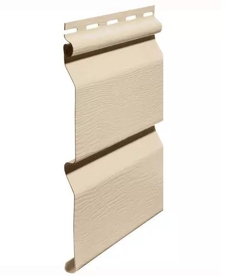 Виниловый сайдинг fineber (файнбер) - серия "стандарт", слоновая кость купить в Казани