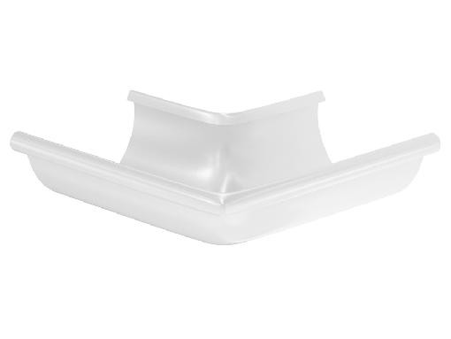 Водосток Aquasistem, система 125x90 - Угол желоба, наружный 90° RR 20 Белый купить в Казани