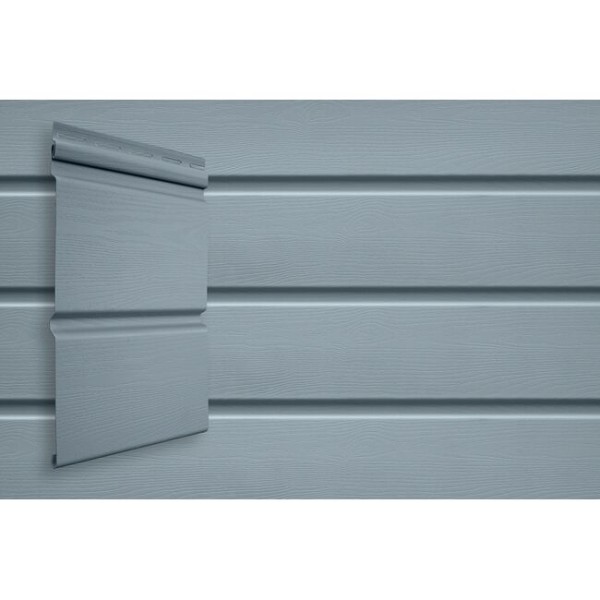 Виниловый сайдинг Grand Line Double-Брус Голубой купить в Казани