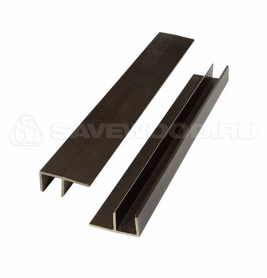 F-профиль ДПК Savewood – Тёмно-коричневый купить в Казани