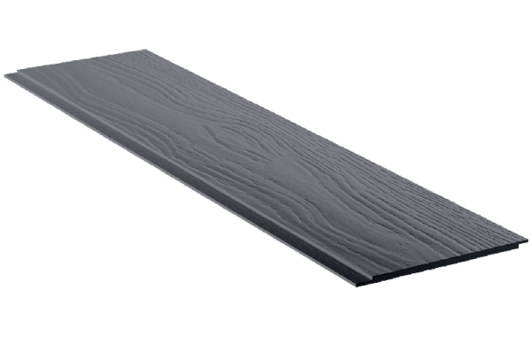 Фиброцементный сайдинг Фибростар Одноцветный 190х3000х8мм КР 19 Графитовый Серый купить в Казани