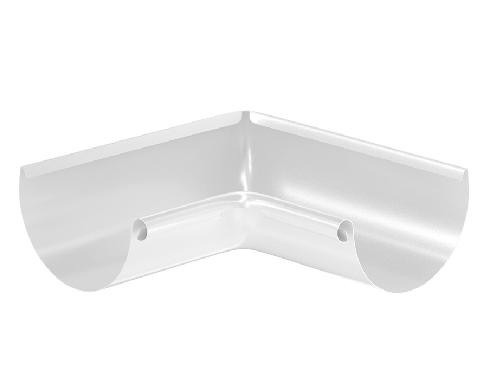 Водосток Aquasistem, система 150/100 - Угол желоба, внутренний 90° RAL 9003 Белый купить в Казани