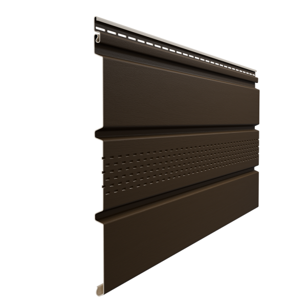 Софит Элит с центральной перфорацией Коричневый (темный дуб) купить в Казани