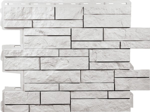 Фасадная панель Альта-Профиль Шотландия Белый купить в Казани