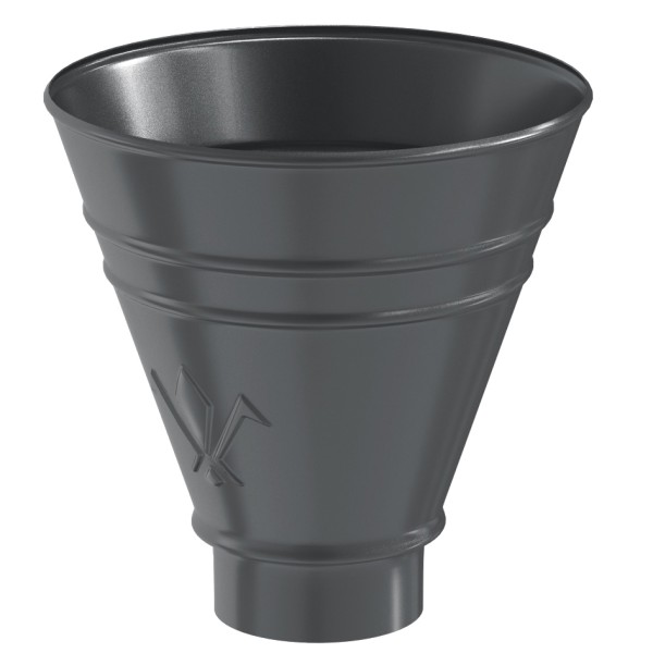 Водосток Aquasistem, система 125x90 - Воронка водосборная круглая RR 23 Маренго купить в Казани