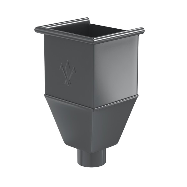 Водосток Aquasistem, система 125x90 - Воронка_водосборная удлиненая RR 23 Маренго купить в Казани