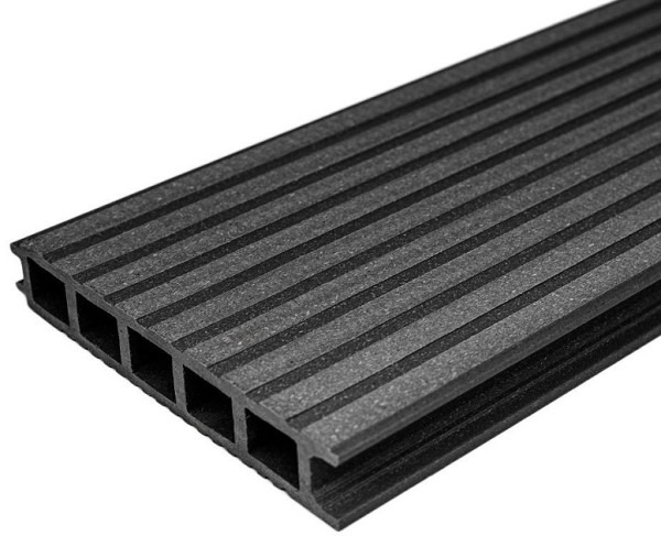 Террасная доска из ДПК бесшовная holzhof, Антрацит купить в Казани