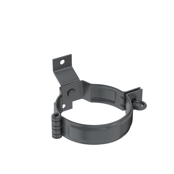 Водосток Aquasistem, система 125x90 - Декоративный хомут трубы под дерево с комплектом крепления RR 23 Маренго купить в Казани