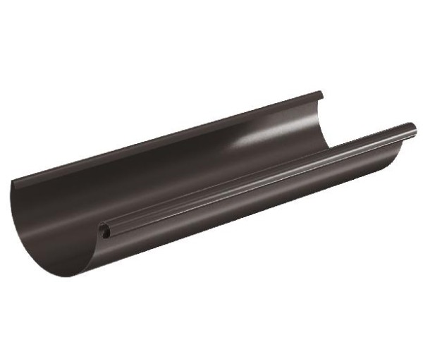Водосток Aquasistem, система 125x90 - Водосточный желоб 3.00м RR 32 Тёмно-Коричневый купить в Казани