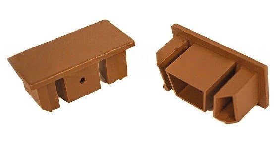 Заглушка для перил торцевая из алюминия GardenParkett Орех купить в Казани