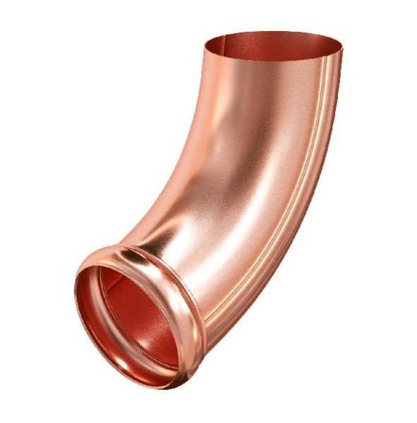 Водосток Aquasistem, система 125x90 - Отвод трубы декоративный медный купить в Казани