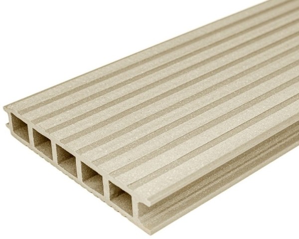 Террасная доска из ДПК бесшовная holzhof, Слоновая кость купить в Казани