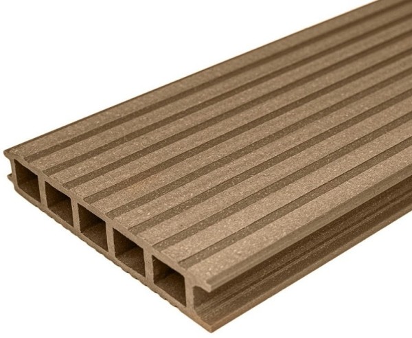 Террасная доска из ДПК бесшовная holzhof, Орех купить в Казани
