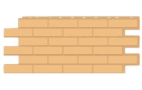 Фасадная панель T-Siding Кирпич Модерн Эко Крем купить в Казани