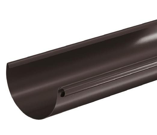 Водосток Aquasistem, система 125x90 - Водосточный желоб 3.00м RR 32 Тёмно Коричневый купить в Казани
