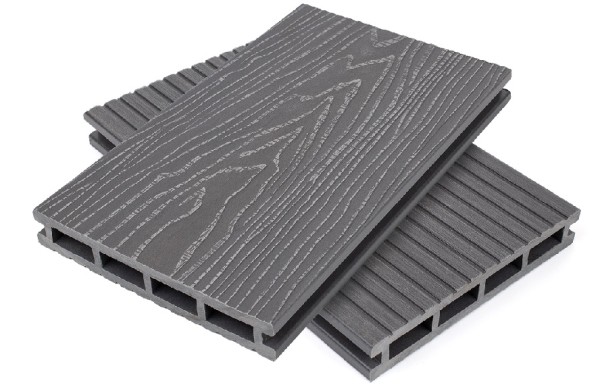 Террасная доская ДПК NanoWood Nature 3D пустотелая Серый купить в Казани