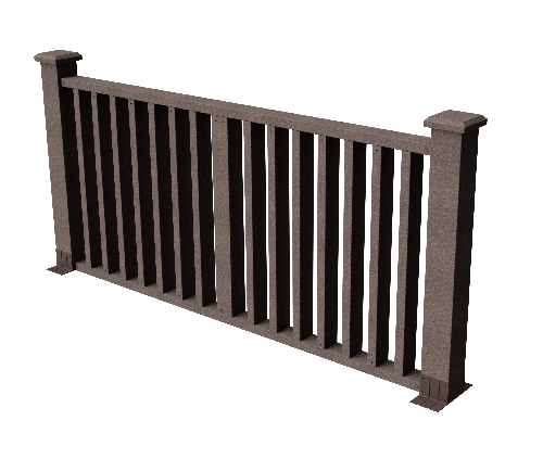 Ограждения декоративное ДПК GRINDERDECO Риальто венге купить в Казани