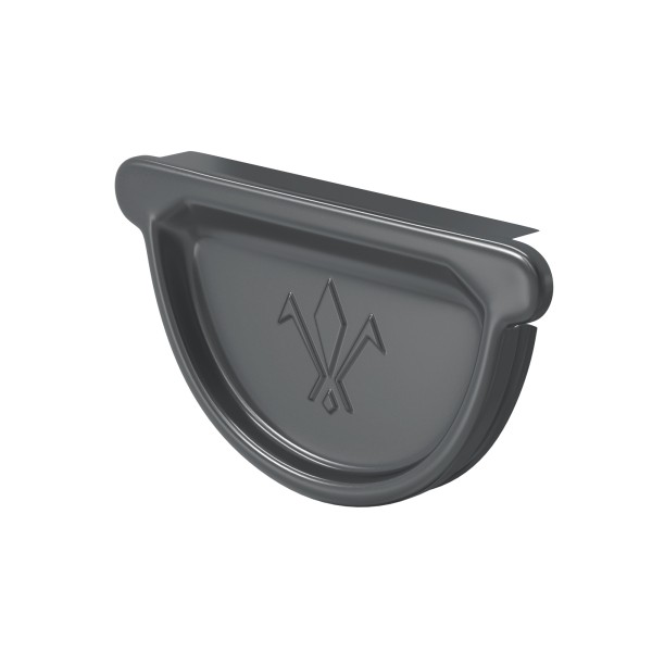 Водосток Aquasistem, система 125x90 - Заглушка универсальная с резиновым уплотнителем RR 23 Маренго купить в Казани