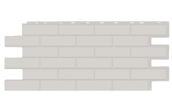 Фасадная панель T-Siding Кирпич Модерн Эко Уайт купить в Казани