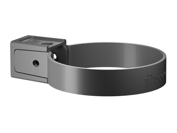 Хомут универсальный для водосточной трубы Docke Premium Графит купить в Казани