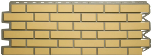 Фасадная панель Альта-Профиль, Кирпич Клинкерный, Желтый купить в Казани