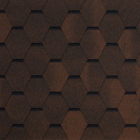 Гибкая черепица Tegola GARDA marrone 439 купить в Казани