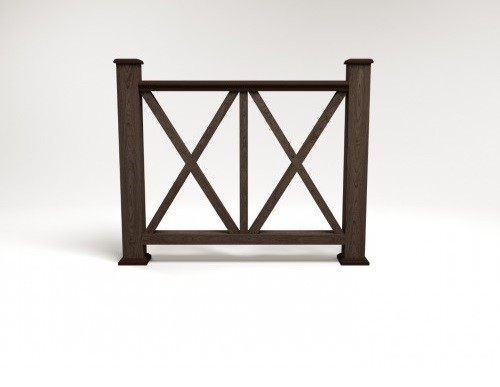 Ограждение из ДПК FG7 венге купить в Казани